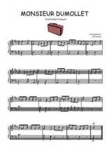 Téléchargez l'arrangement pour piano de la partition de comptine-bon-voyage-monsieur-dumollet en PDF